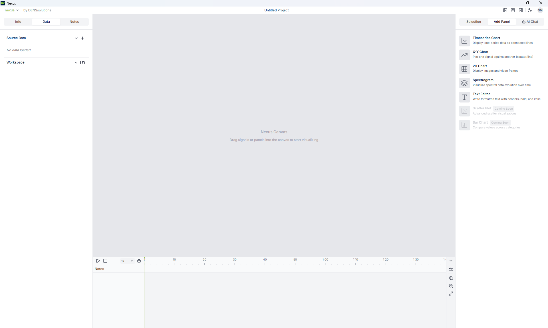 Main interface overview